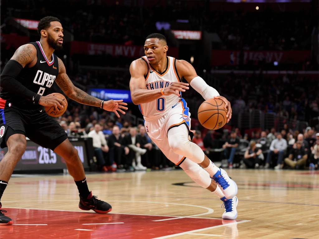 季后赛MVP揭晓:威斯布鲁克荣膺掘金对阵快船系列赛最佳球员 在本轮系列赛中,拉塞尔-威斯布鲁克展现了