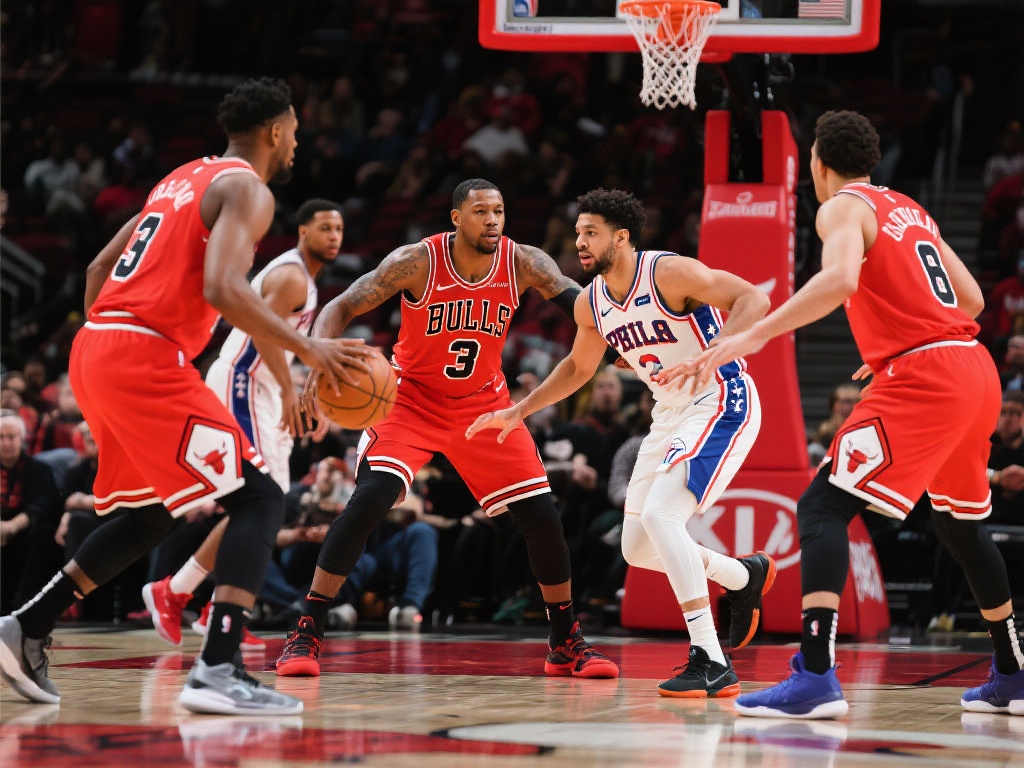 以这场比赛为例，公牛在第二节曾试图通过高